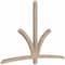Ekena Millwork Davenport Smooth Timber Gable Bracket, Douglas Fir, 96"W x 64"H x 3 1/2"D x 3 1/2"F, 16/12 Pitch GBW096X64X0404DAV00SDF - alternate 2